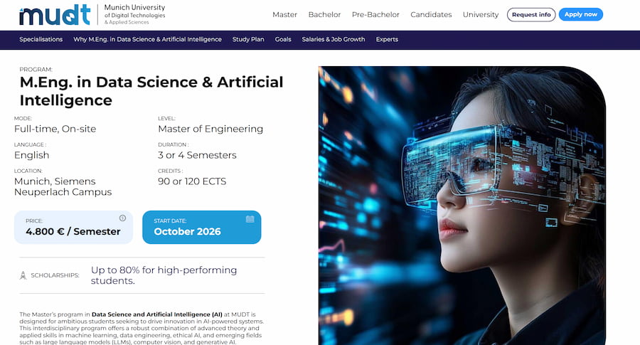 MSc in Data Science and Artificial Intelligence – Technical University of Munich, Germany