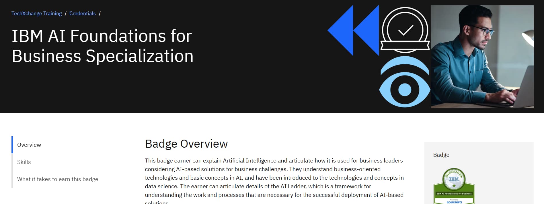 ibm ai foundations for rusiness specialization