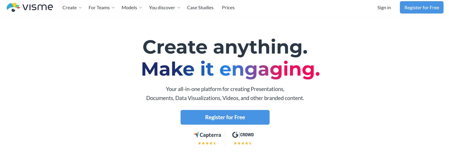 visme visual ai design