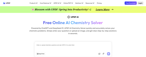 UPDF-AI-Chemistry-Solver
