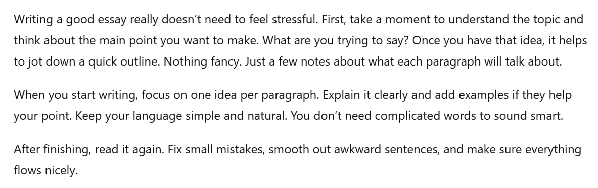 conversational tone AI test