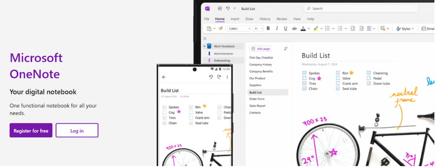 OneNote Copilot study notes