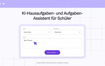 Aufgaben online per Foto lösen